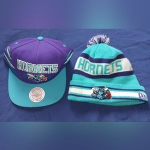 Hornets Snap Back And Beanie Bundle